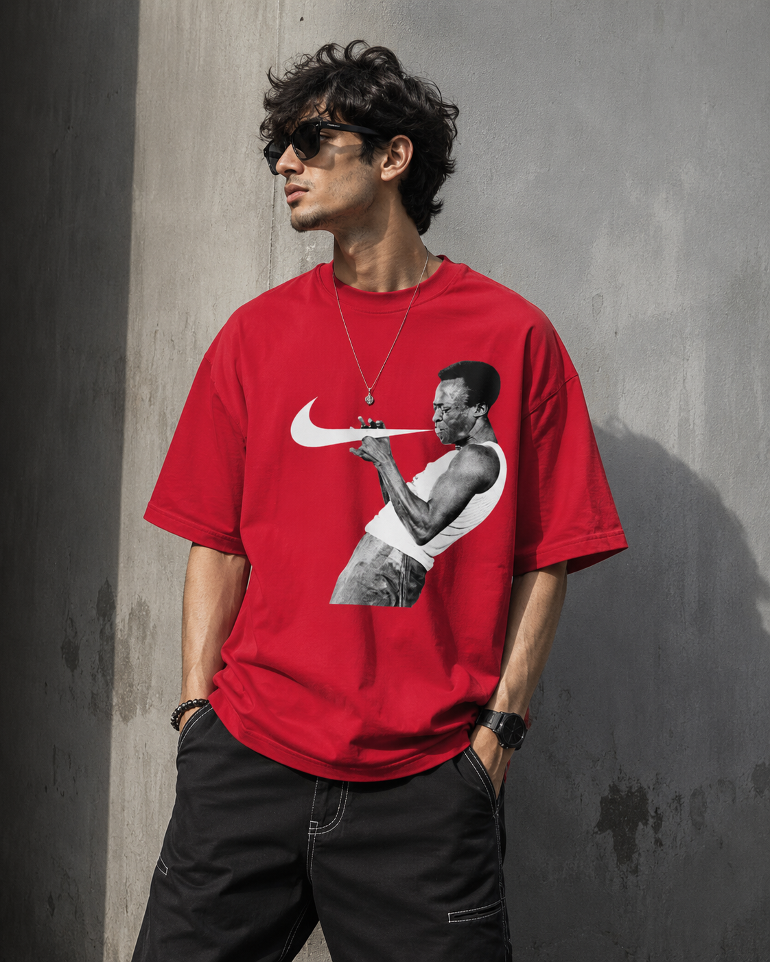 "Miles Just Do It" Vintage Jazz Oversized T-Shirt