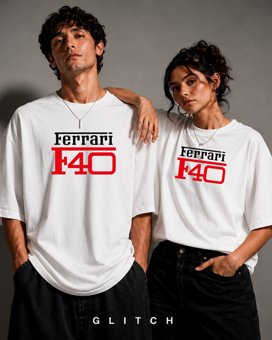F40 LEGACY — Ferrari F40 Oversized T-Shirt