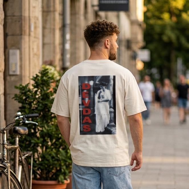 "I Am The Red Flag" Devdas Vintage Oversized T-Shirt
