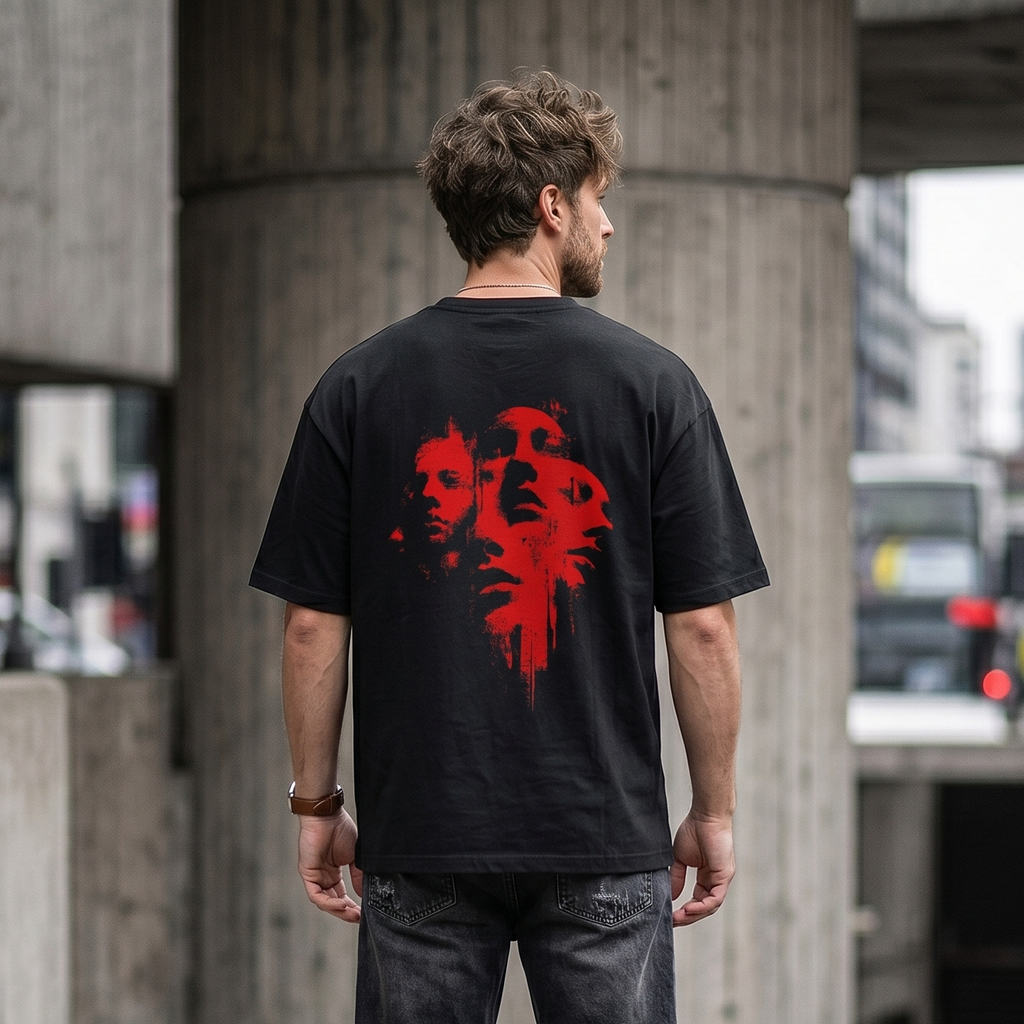 "EVIL'S" HEAVYWEIGHT OVERSIZED T-SHIRT