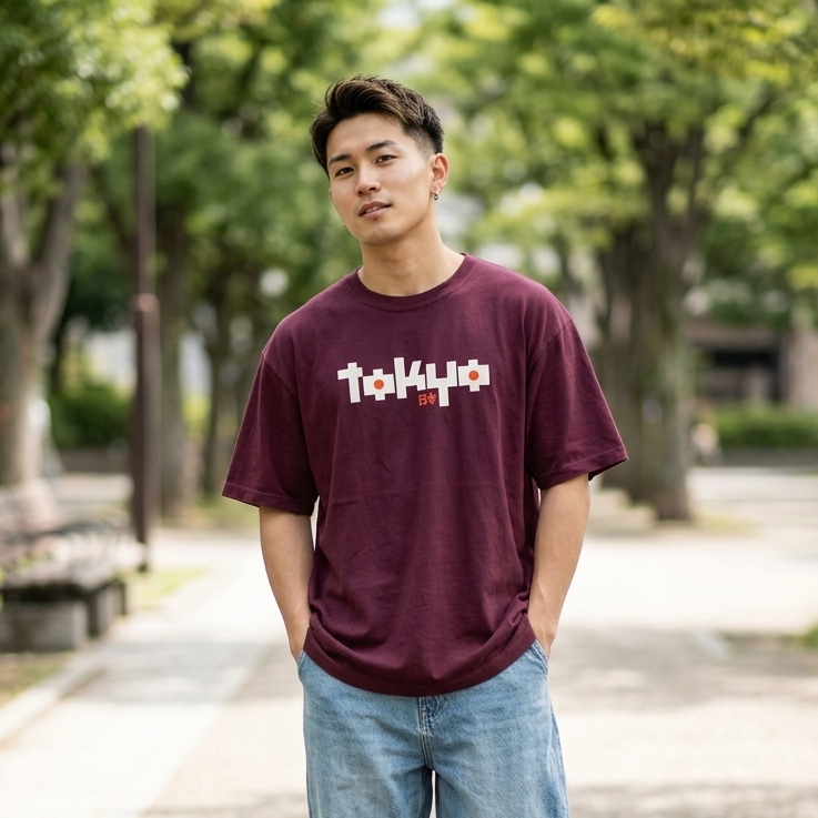 Tokyo Japan - Minimalist Oversized T-Shirt