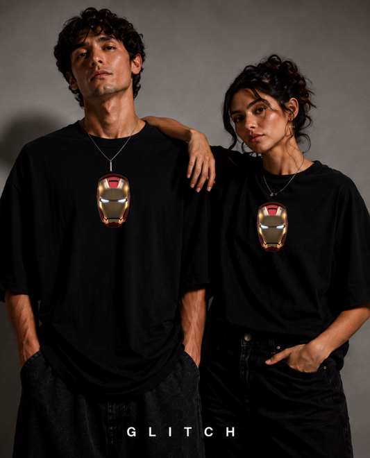 GET UP EIGHT — Iron Man Premium Oversized T-Shirt