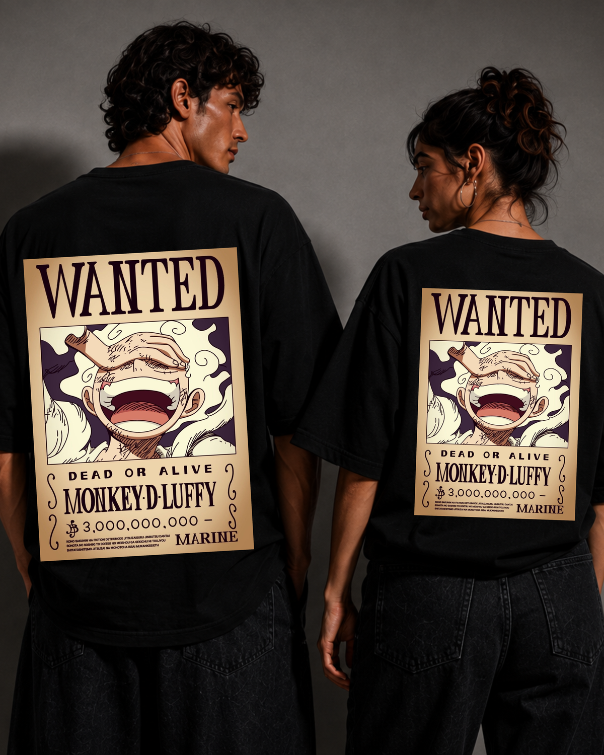 FUTURE PIRATE KING — Luffy Premium Oversized T-Shirt