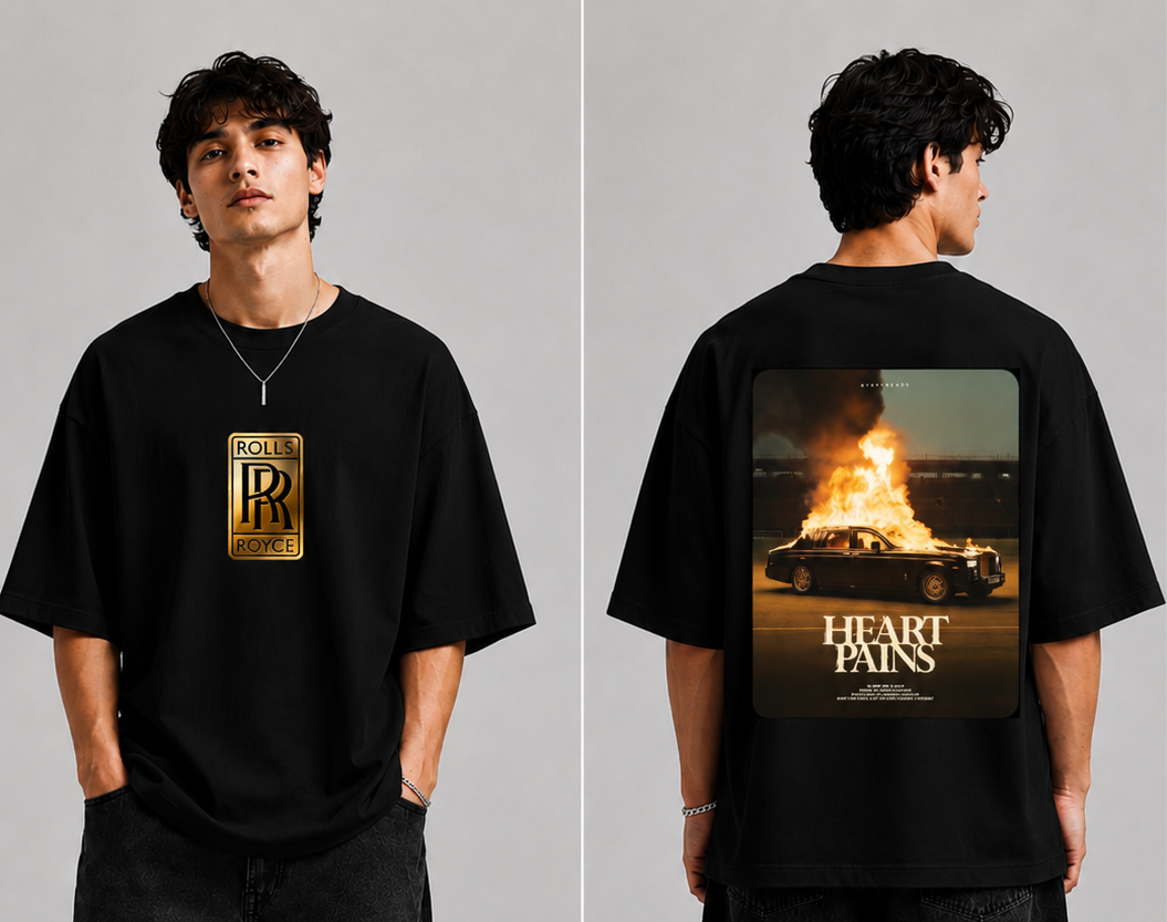 GLiTCH // Heart Pains Premium Oversized T-shirt // RR