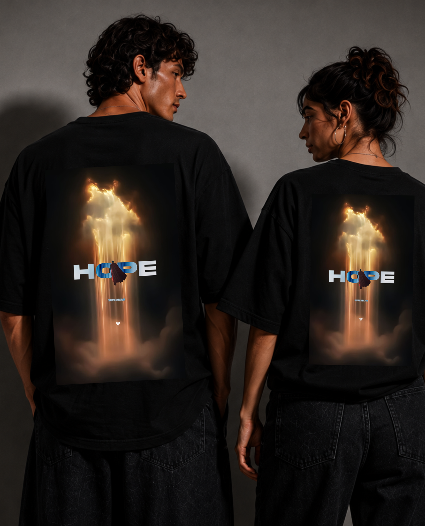 SYMBOL OF HOPE — Superman Premium Oversized T-Shirt