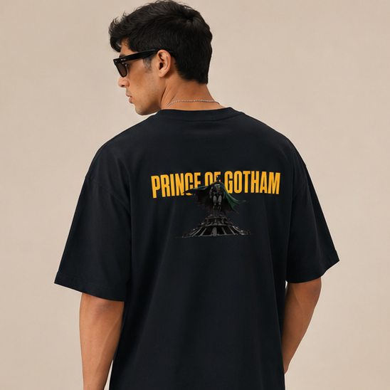 Prince of Gotham Oversized T-Shirt – Premium DTG Print | GLiTCH