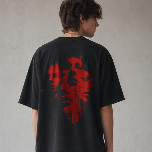 The Bloodline | Premium Oversized Graphic T-Shirt | GLiTCH™