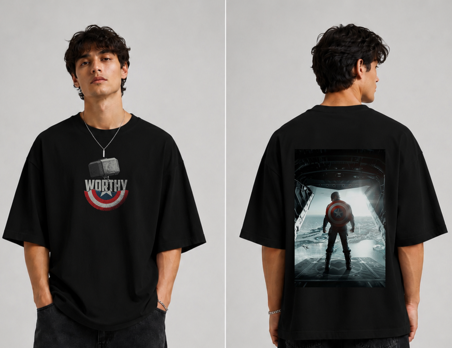 GLiTCH // Worthy Sentinel Legacy Premium Oversized T-shirt