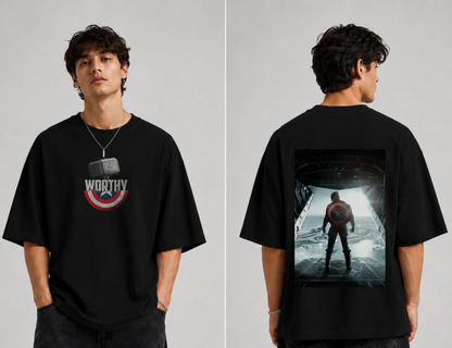 GLiTCH // Worthy Sentinel Legacy Premium Oversized T-shirt
