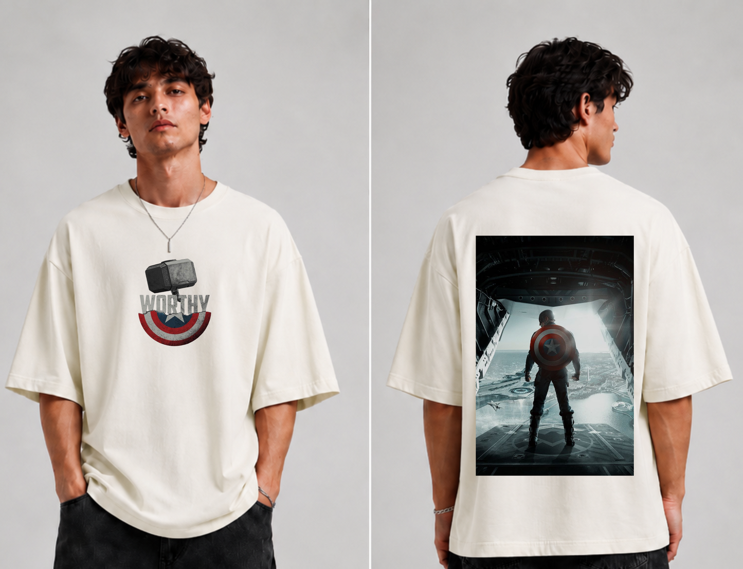 GLiTCH // Worthy Sentinel Legacy Premium Oversized T-shirt