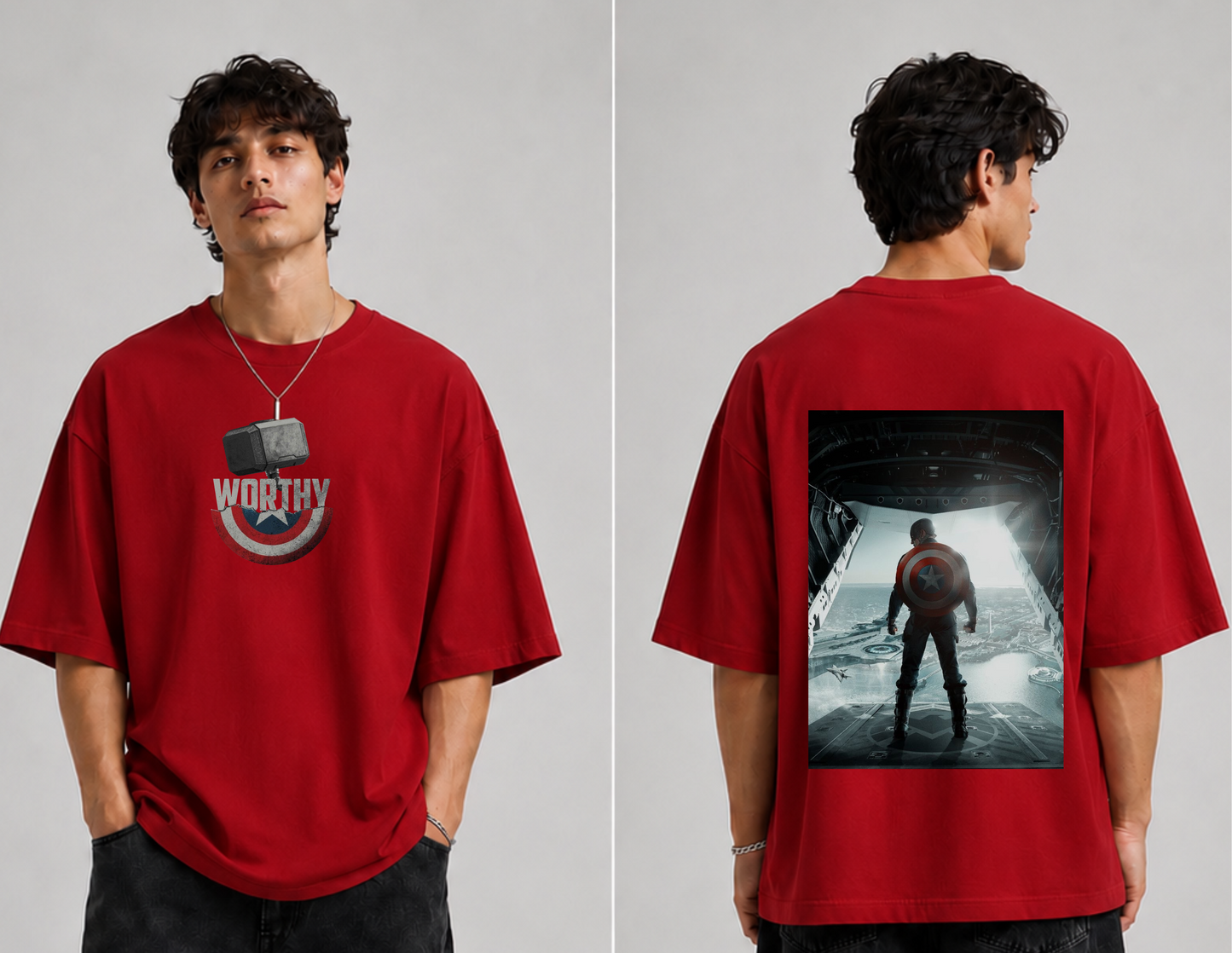 GLiTCH // Worthy Sentinel Legacy Premium Oversized T-shirt