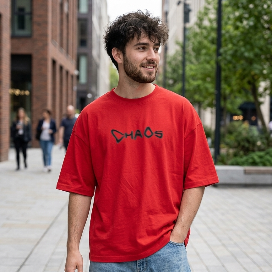 The Unraveled | Premium Oversized Graphic T-Shirt | GLiTCH™