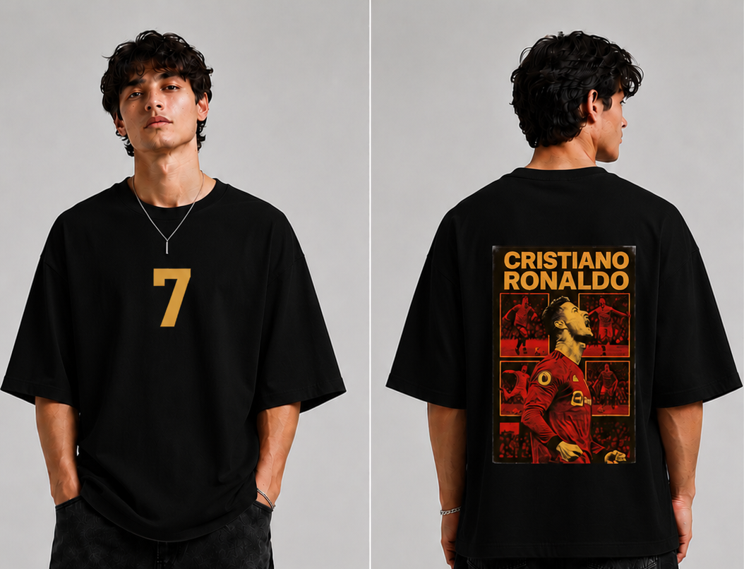 GLiTCH // Relentless Premium Oversized T-Shirt // CR7
