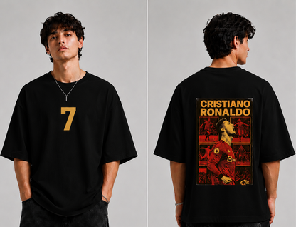 GLiTCH // Relentless Premium Oversized T-Shirt // CR7