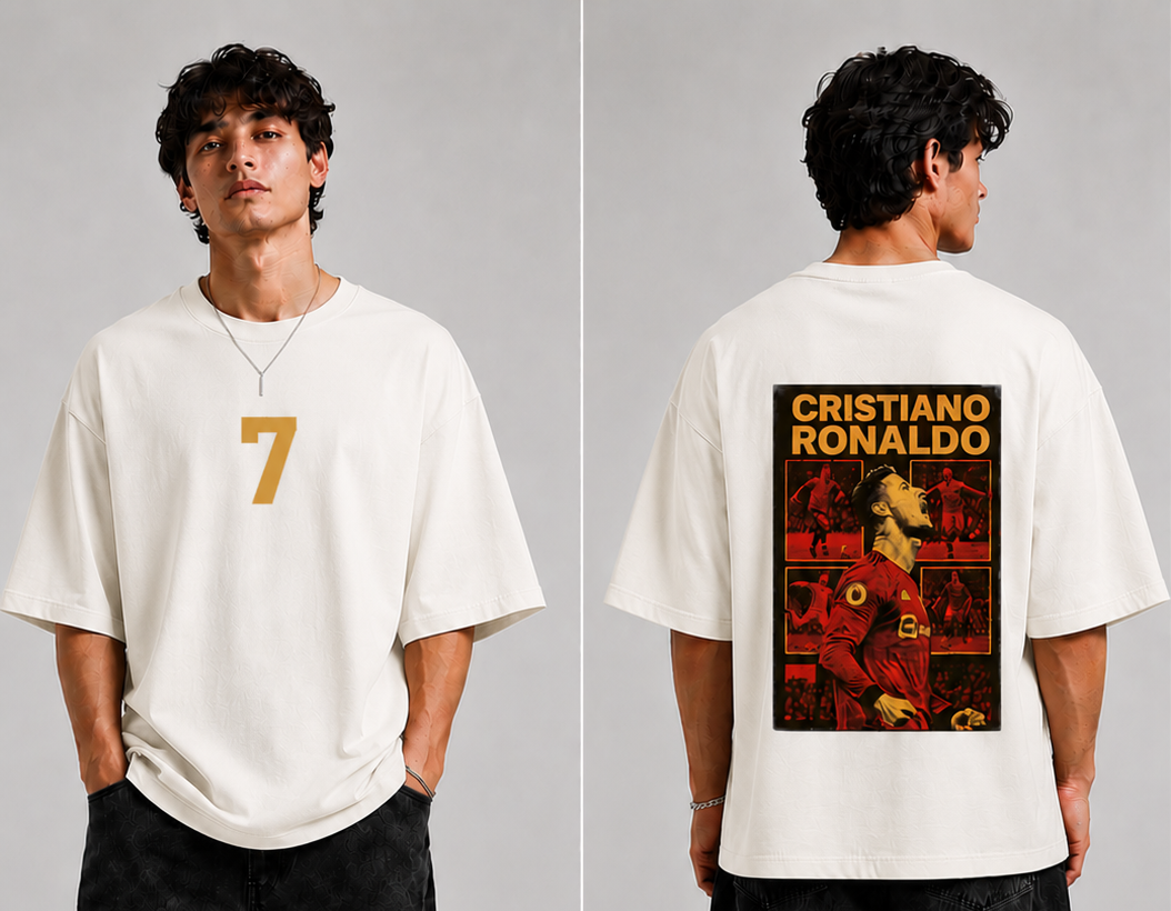 GLiTCH // Relentless Premium Oversized T-Shirt // CR7