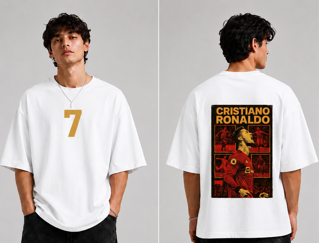GLiTCH // Relentless Premium Oversized T-Shirt // CR7