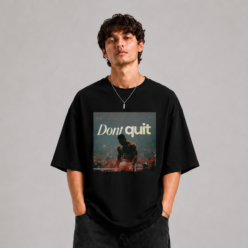 GLiTCH // The Last Round Premium Oversized T-shirt