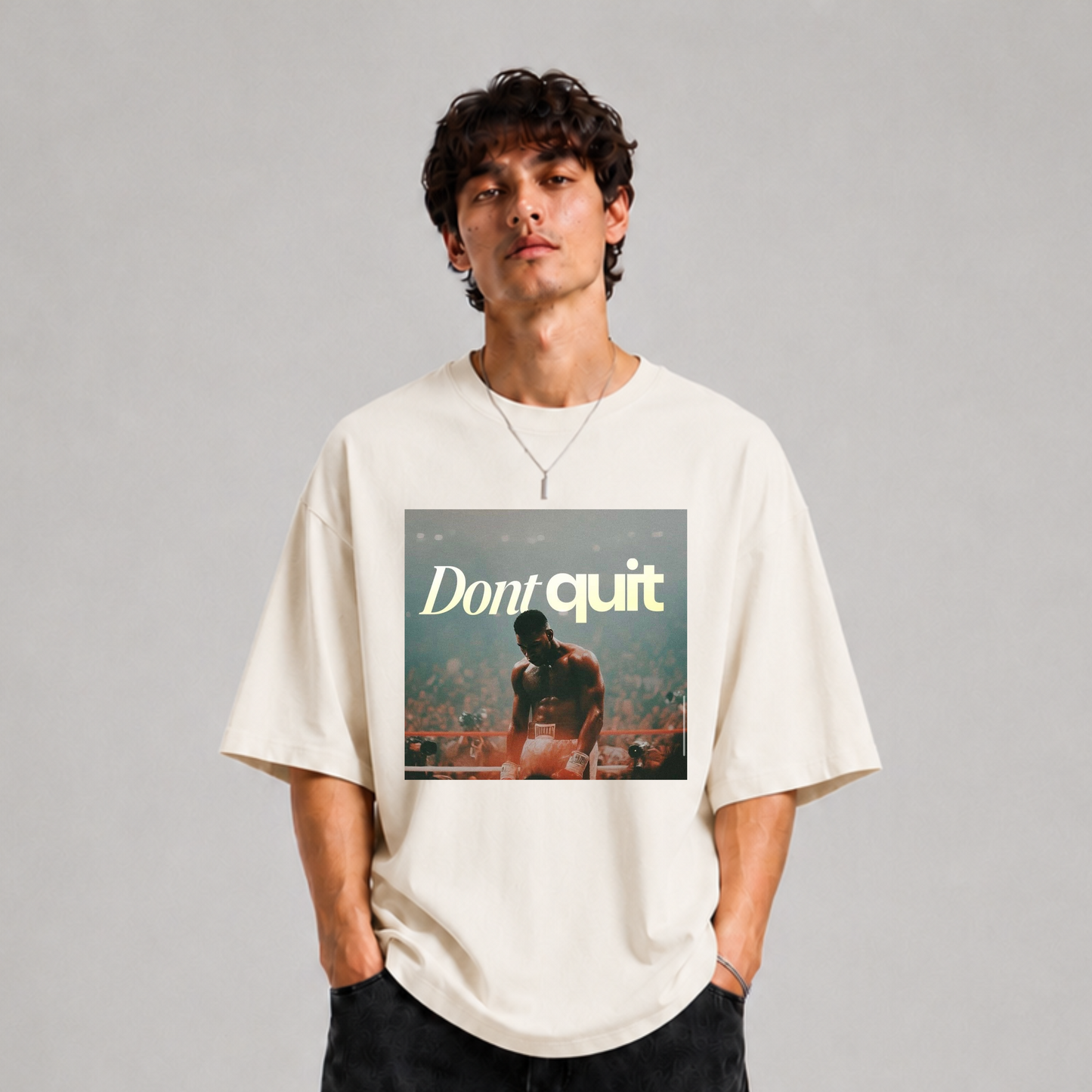GLiTCH // The Last Round Premium Oversized T-shirt