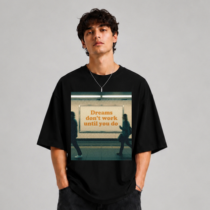 GLiTCH // Built By Action Premium Oversized T-shirt