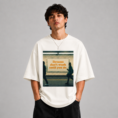 GLiTCH // Built By Action Premium Oversized T-shirt