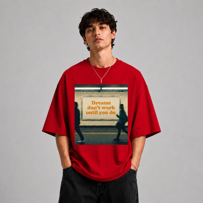 GLiTCH // Built By Action Premium Oversized T-shirt