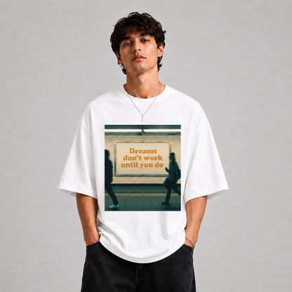 GLiTCH // Built By Action Premium Oversized T-shirt