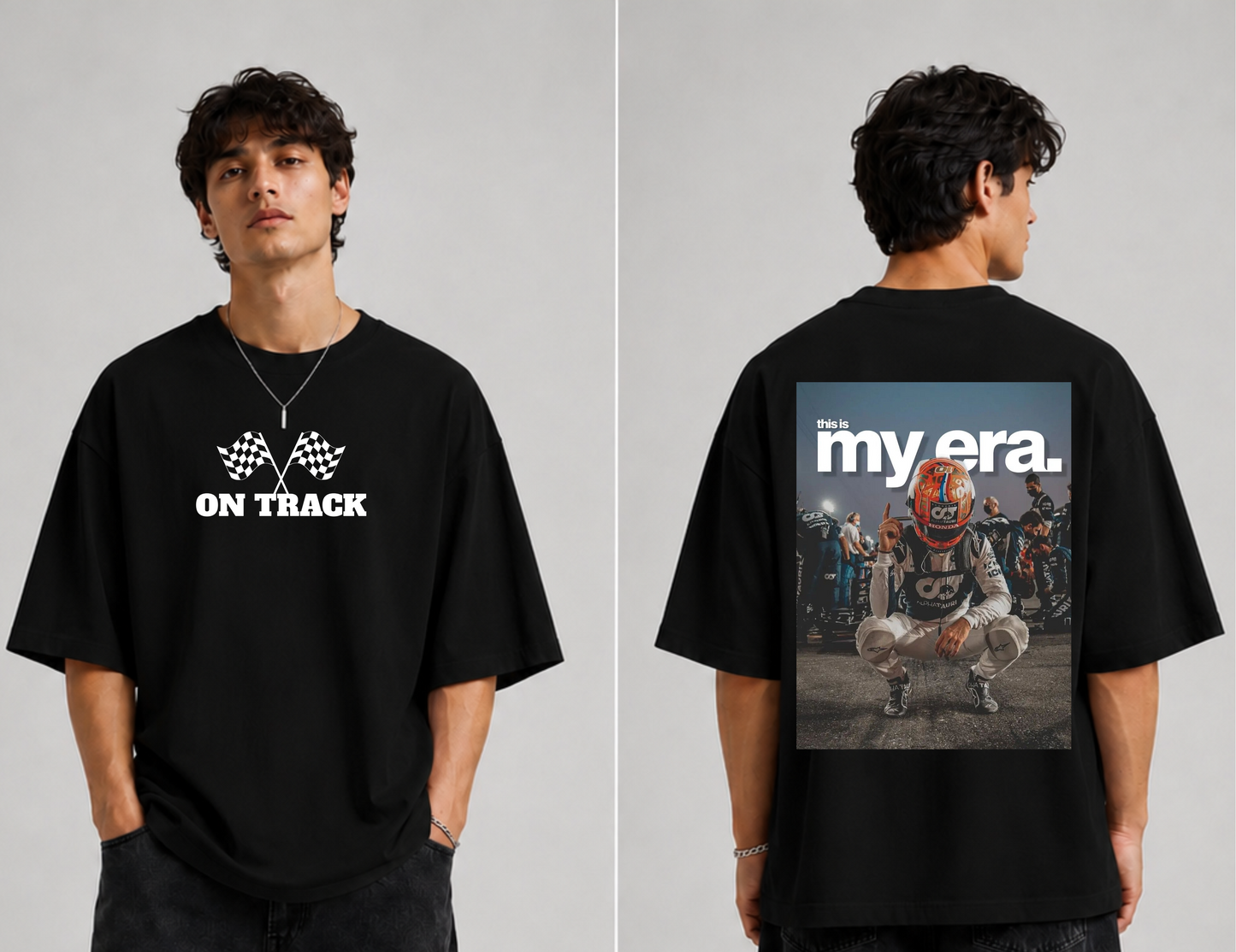 GLiTCH // this is My Era Racing Premium Oversized T-shirt