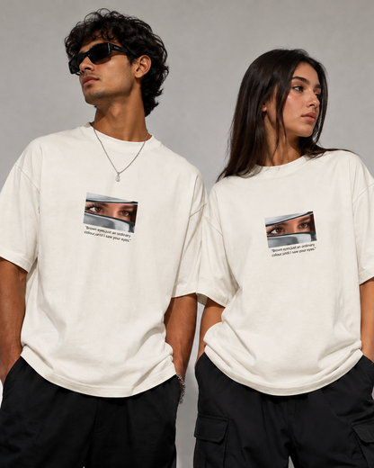 EYES ON YOU_ Premium Oversized T-shirt