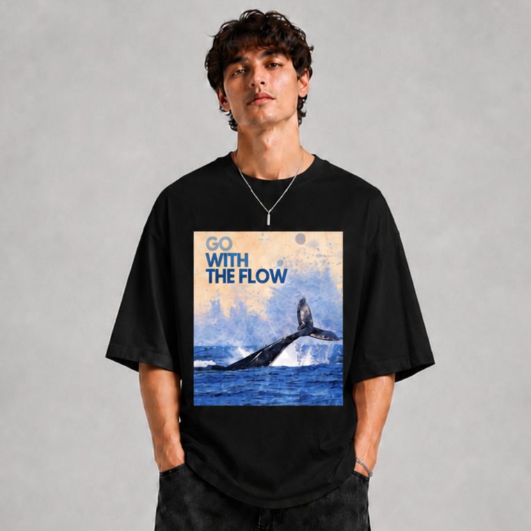GLiTCH // Flow Theory Premium Oversized T-shirt