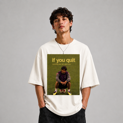 GLiTCH // Never Fold Premium Oversized T-shirt