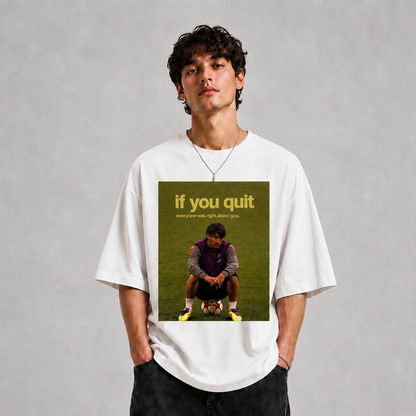 GLiTCH // Never Fold Premium Oversized T-shirt