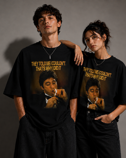 I DID IT -- Premium Oversized T-shirt