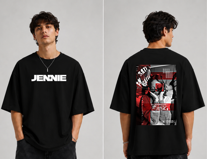 GLiTCH // The JENNIE Premium Oversized T-shirt // Jennie