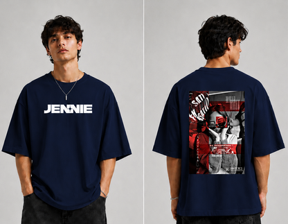 GLiTCH // The JENNIE Premium Oversized T-shirt // Jennie