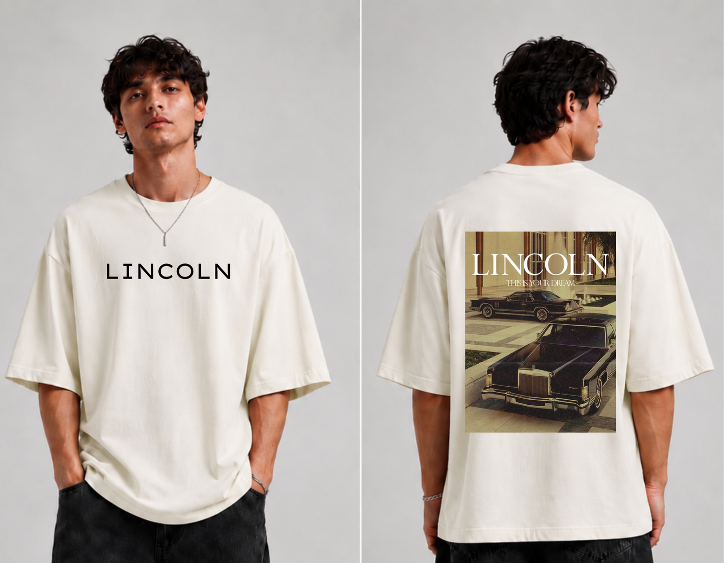 GLiTCH // Lincoln Prestige Premium Oversized T-shirt