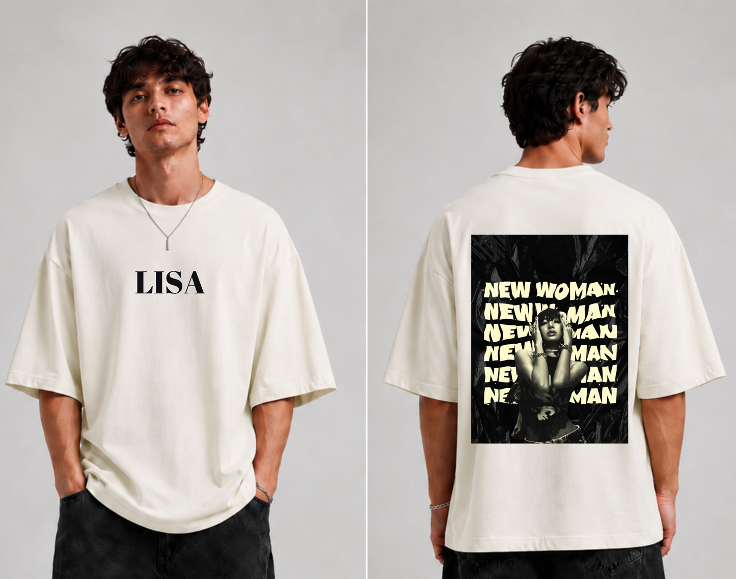 GLiTCH // The LISA Premium Oversized T-shirt // Lisa