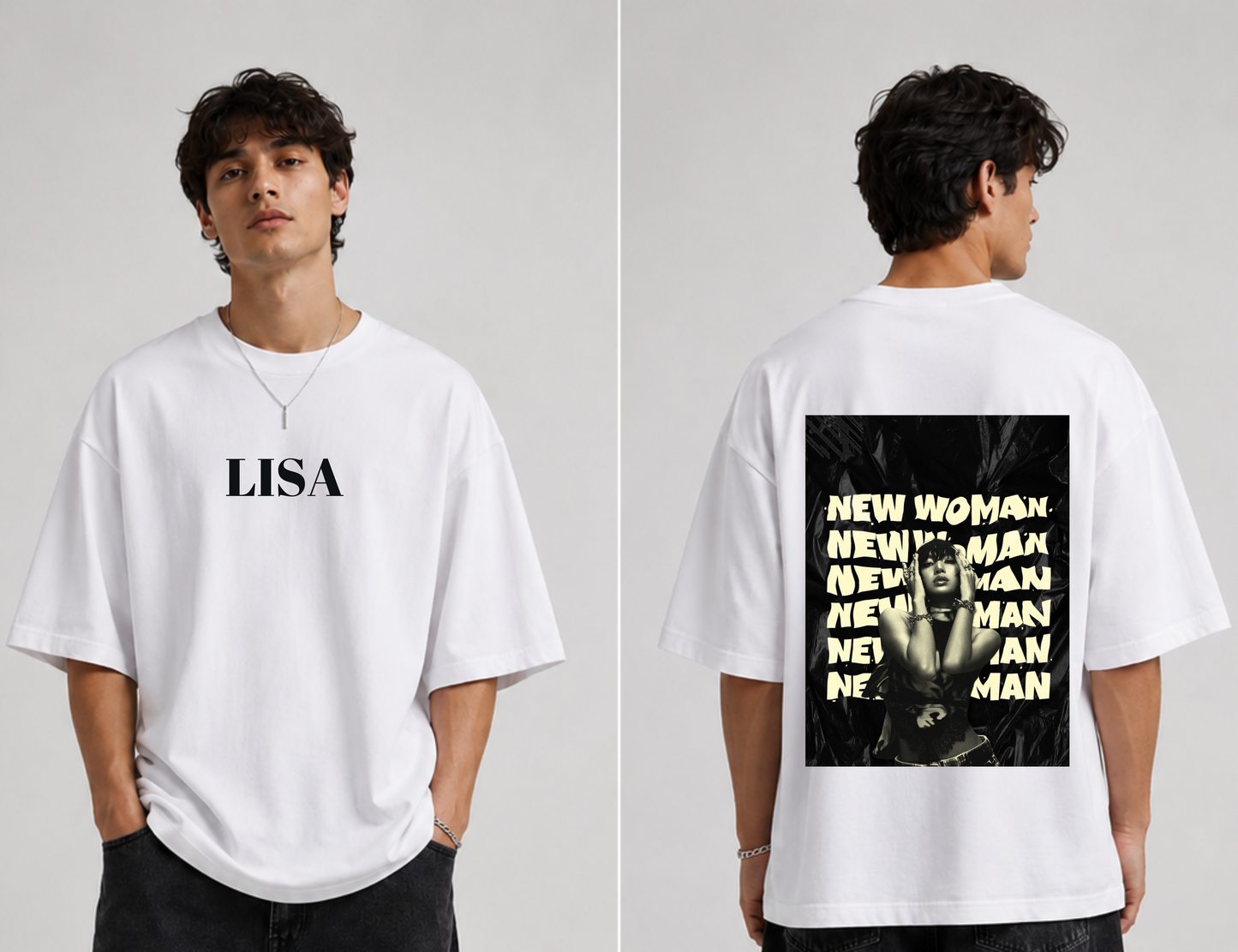 GLiTCH // The LISA Premium Oversized T-shirt // Lisa