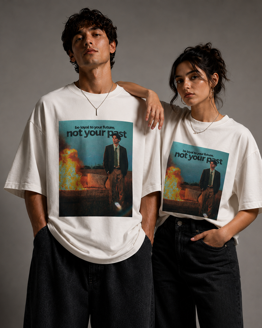 FUTURE COMES FIRST -- Premium Oversized T-shirt