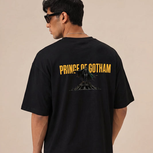 Prince of Gotham Oversized T-Shirt – Premium DTG Print | GLiTCH