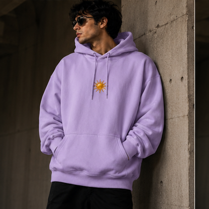 धैर्यं सर्वस्य साधनम् Oversized Hoodie | GLiTCH