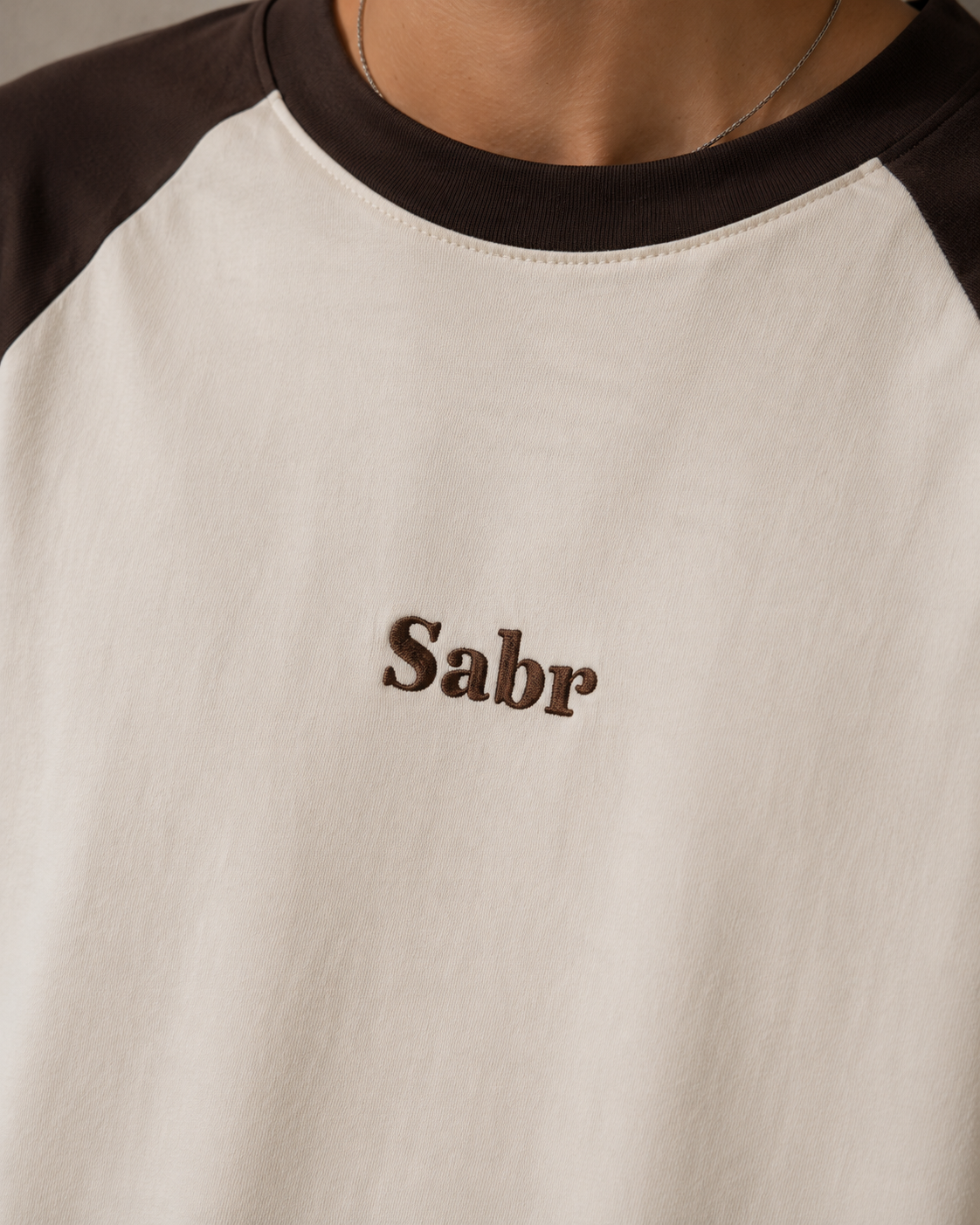 SABR — Embroidered Premium Oversized Raglan T-shirt