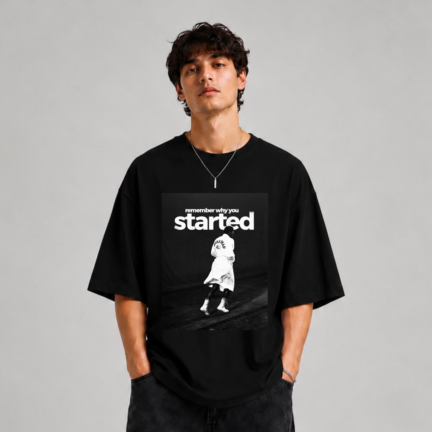 GLiTCH // First Step Premium Oversized T-shirt