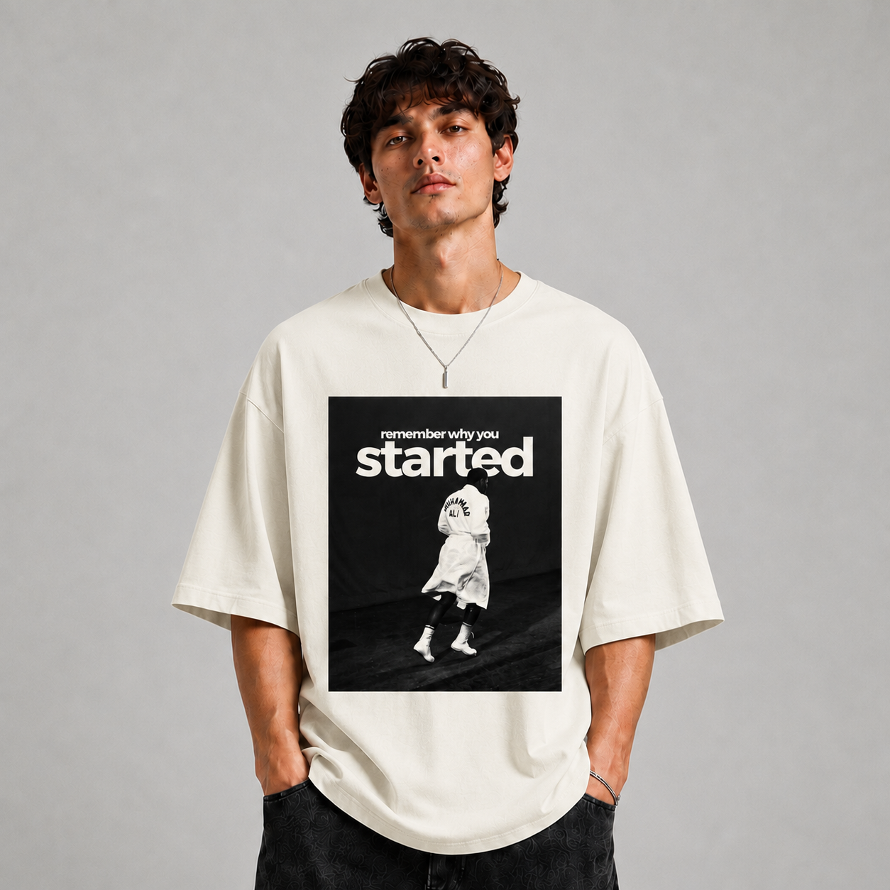 GLiTCH // First Step Premium Oversized T-shirt