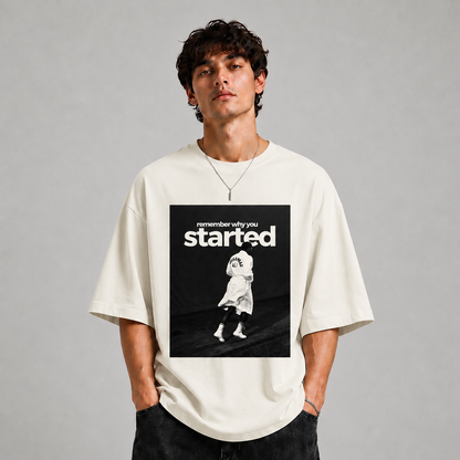 GLiTCH // First Step Premium Oversized T-shirt