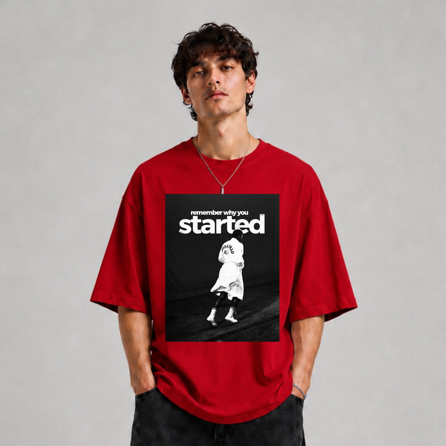 GLiTCH // First Step Premium Oversized T-shirt