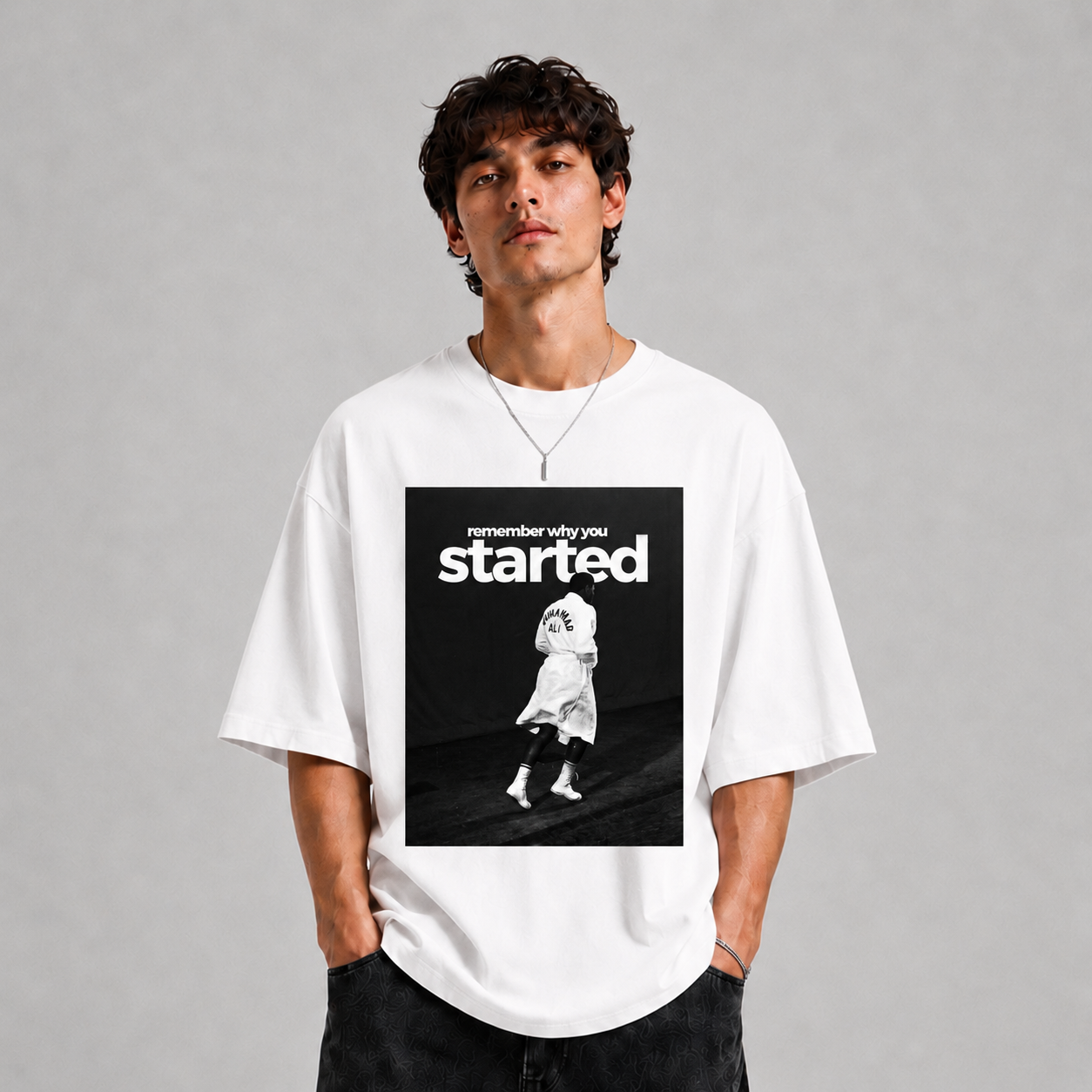 GLiTCH // First Step Premium Oversized T-shirt