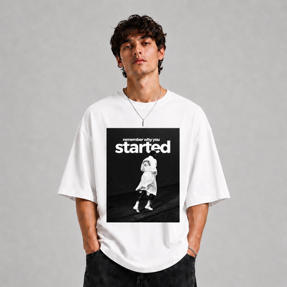 GLiTCH // First Step Premium Oversized T-shirt