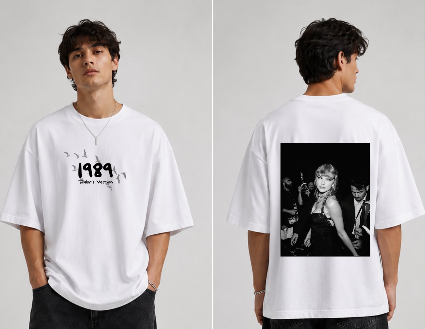 GLiTCH // Midnight Elegance Premium Oversized T-shirt // Taylor Swift
