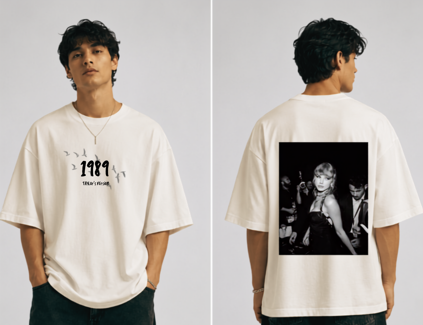 GLiTCH // Midnight Elegance Premium Oversized T-shirt // Taylor Swift