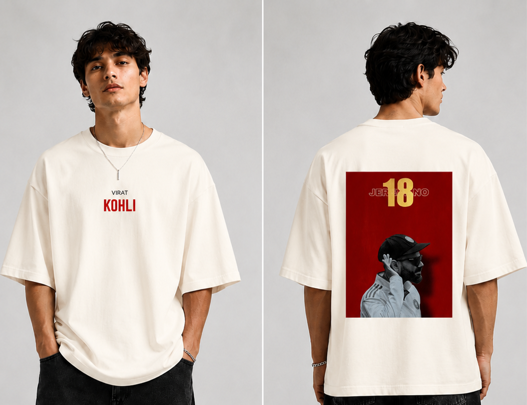 GLiTCH // The Chase Premium Oversized T-Shirt | Inspired by Virat Kohli